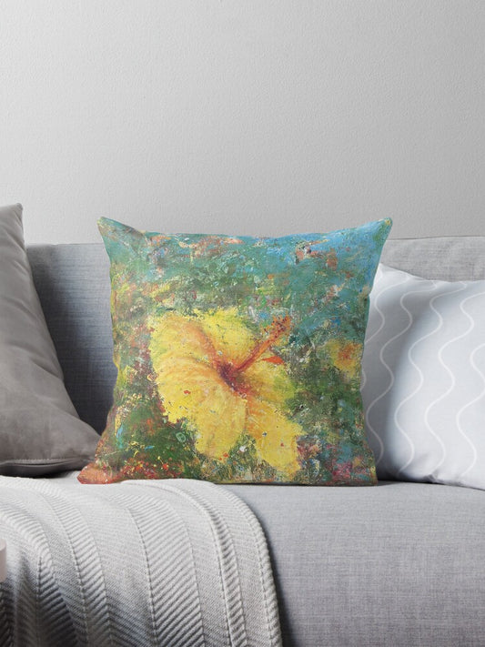 Decorative Pillow Hibiscus